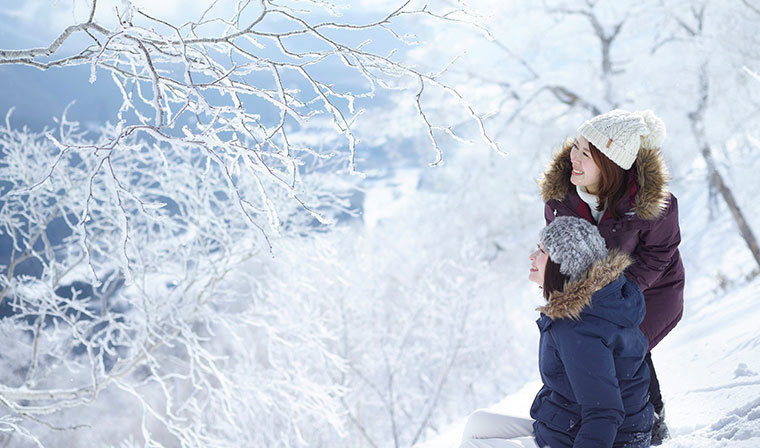 Tomamu Resort’s snowy scenery