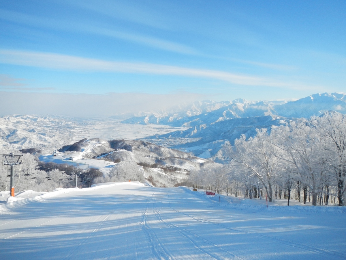 Scenery viewed around the Gala Yuzawa summit