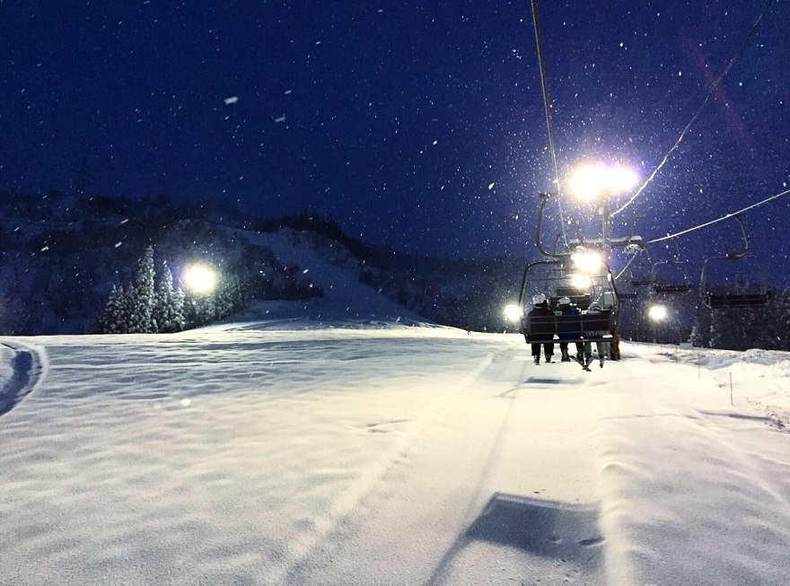 NASPA滑雪場的滑雪區