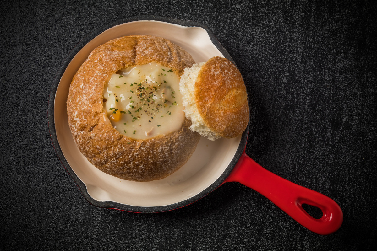 Bread bowl stew