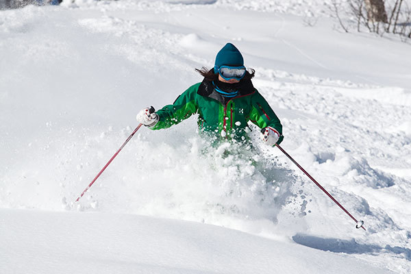 Aspirin snow at the Appi Kogen Ski Resort