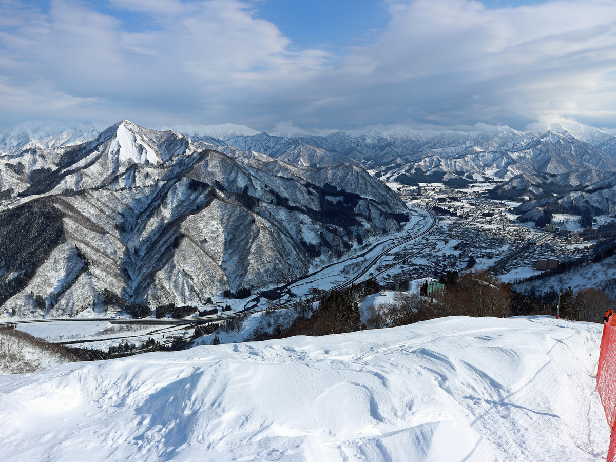 滑雪場的景色