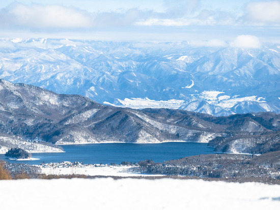 Ski slope at Myoko Suginohara Snow Resort