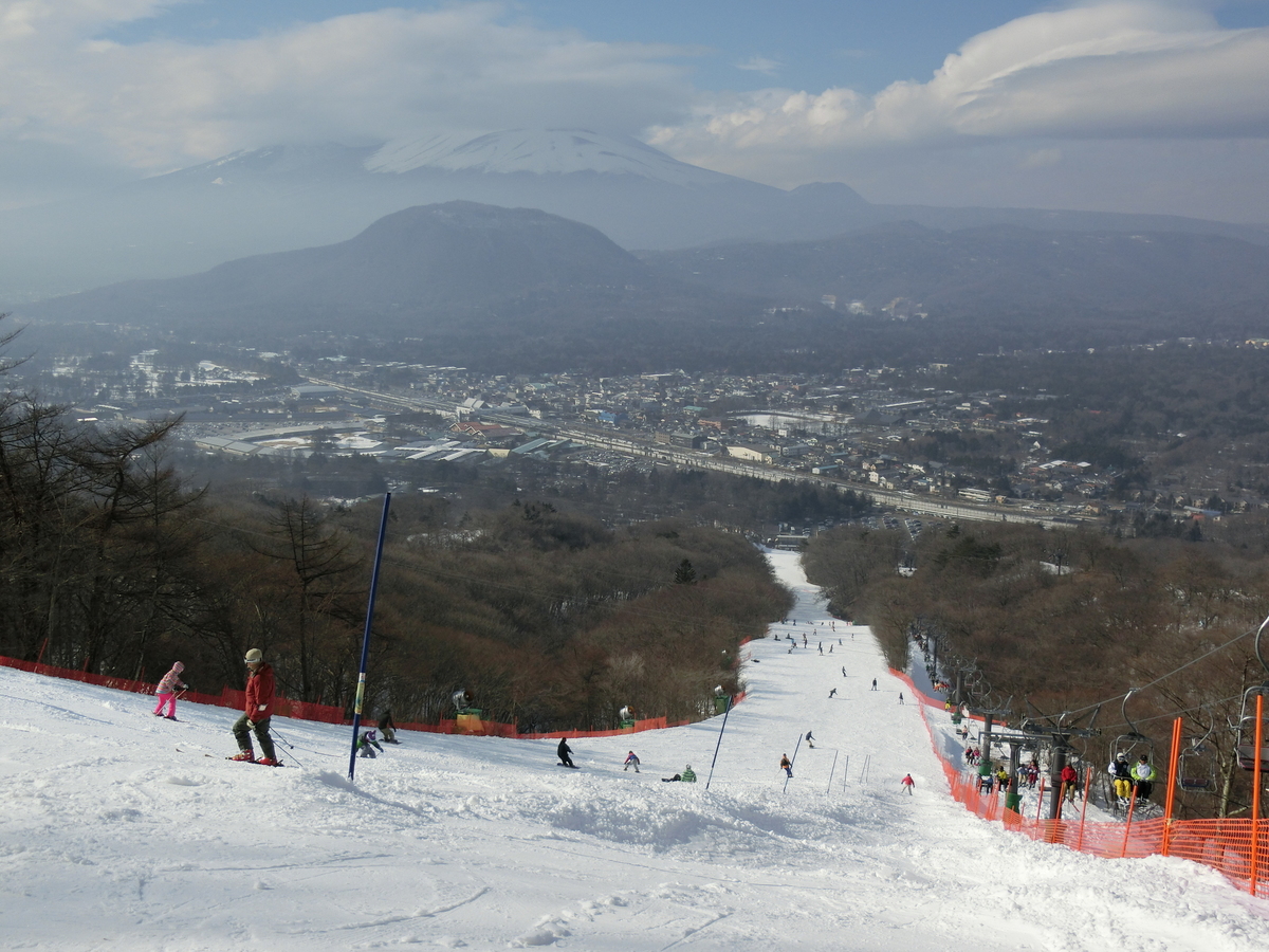 輕井澤滑雪場的滑雪道